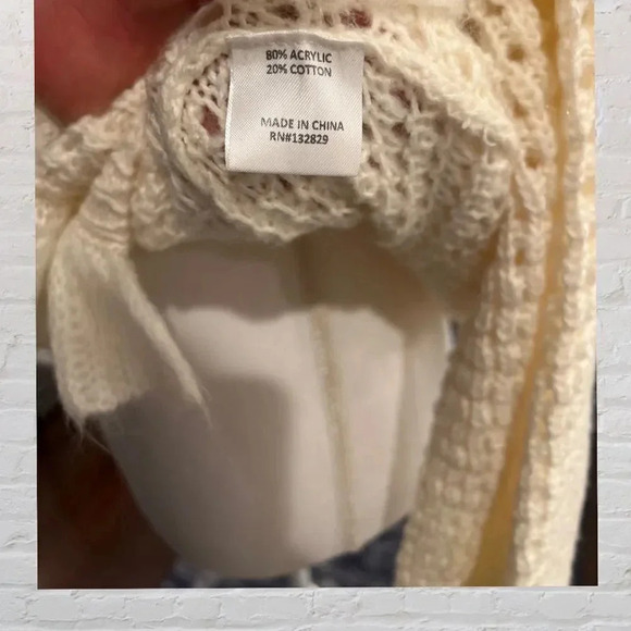 NWT Tularosa Palmeira Sweater Cream XS - Picture 6 of 6
